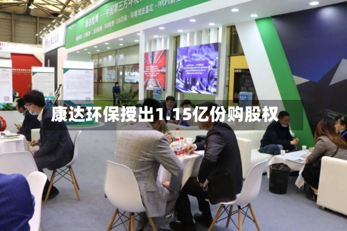 康达环保授出1.15亿份购股权