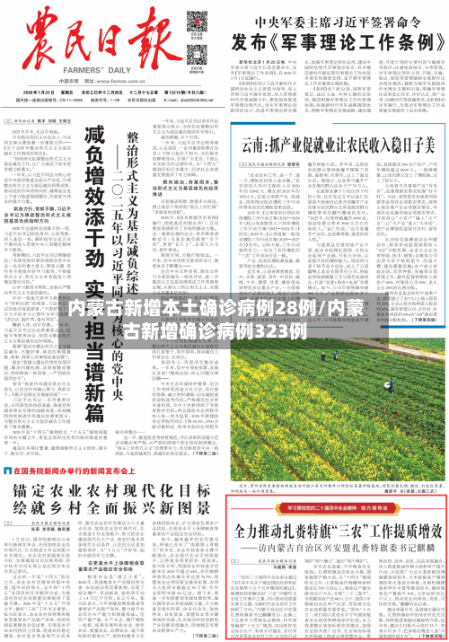 内蒙古新增本土确诊病例28例/内蒙古新增确诊病例323例