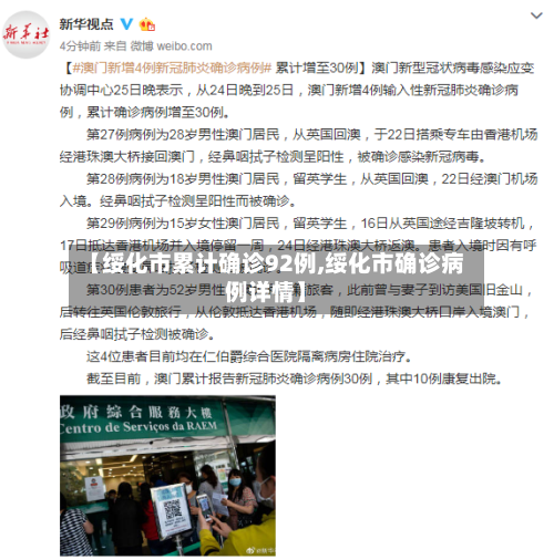 【绥化市累计确诊92例,绥化市确诊病例详情】