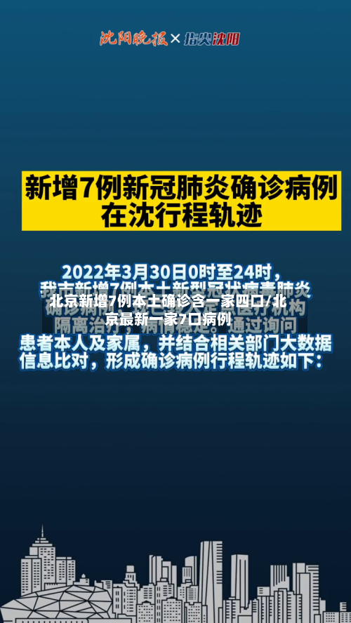 北京新增7例本土确诊含一家四口/北京最新一家7口病例